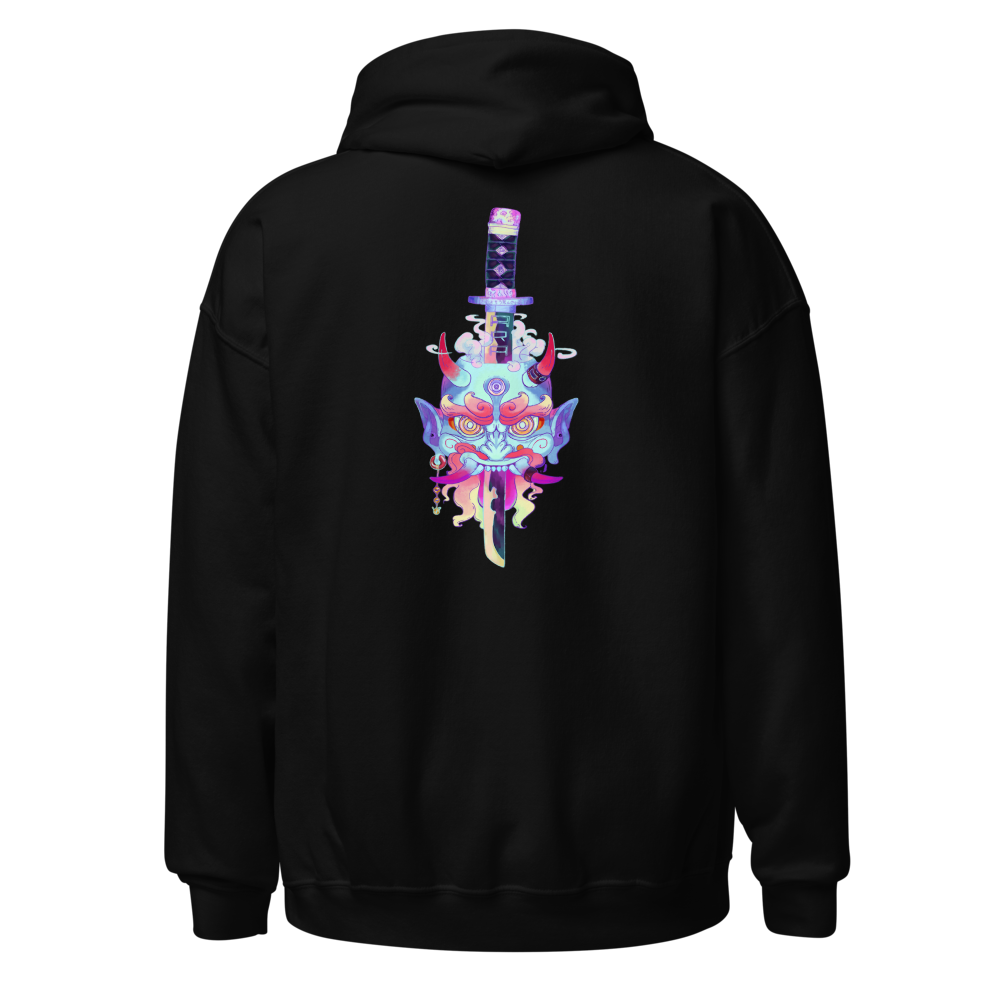 ONI Hunters — Blue Oni Mask Hoodie