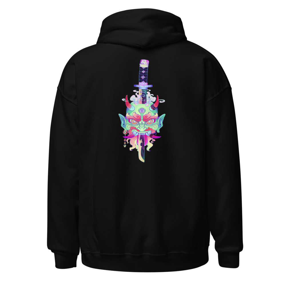 ONI Hunters — Green Oni Mask Hoodie