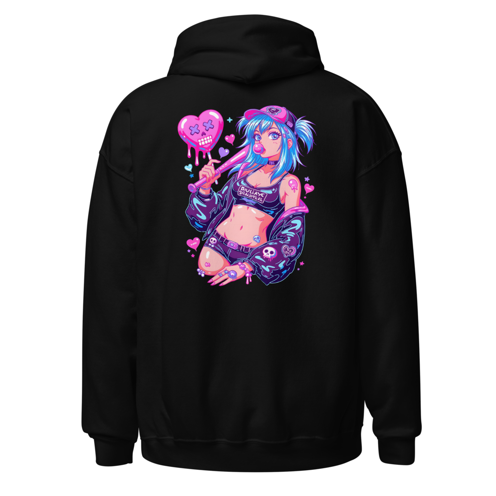 Bubble Gum Girl — Lollipop Bat Hoodie