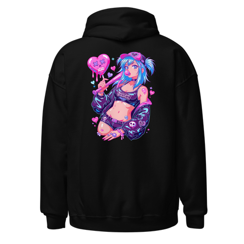 Bubble Gum Girl — Lollipop Bat Hoodie