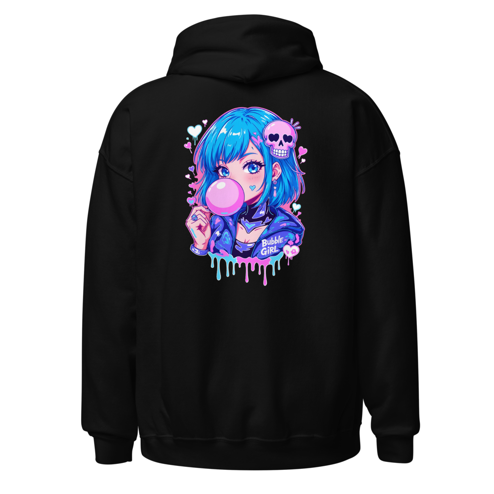 Bubble Gum Girl — Blue Raspberry Hoodie