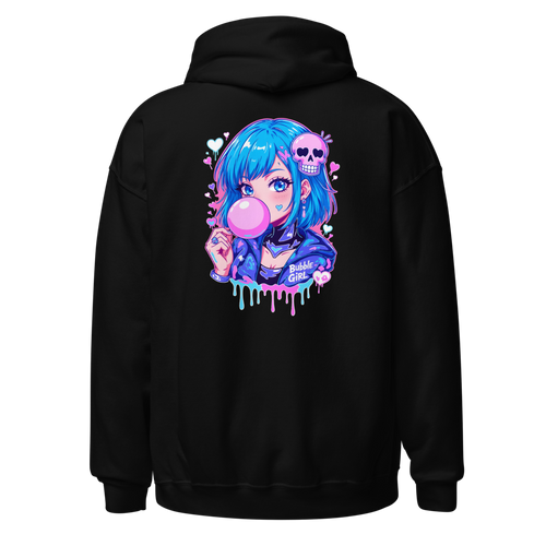 Bubble Gum Girl — Blue Raspberry Hoodie