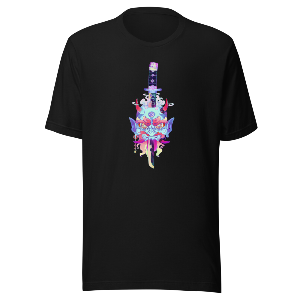 ONI Hunters — Blue Oni Mask Tee